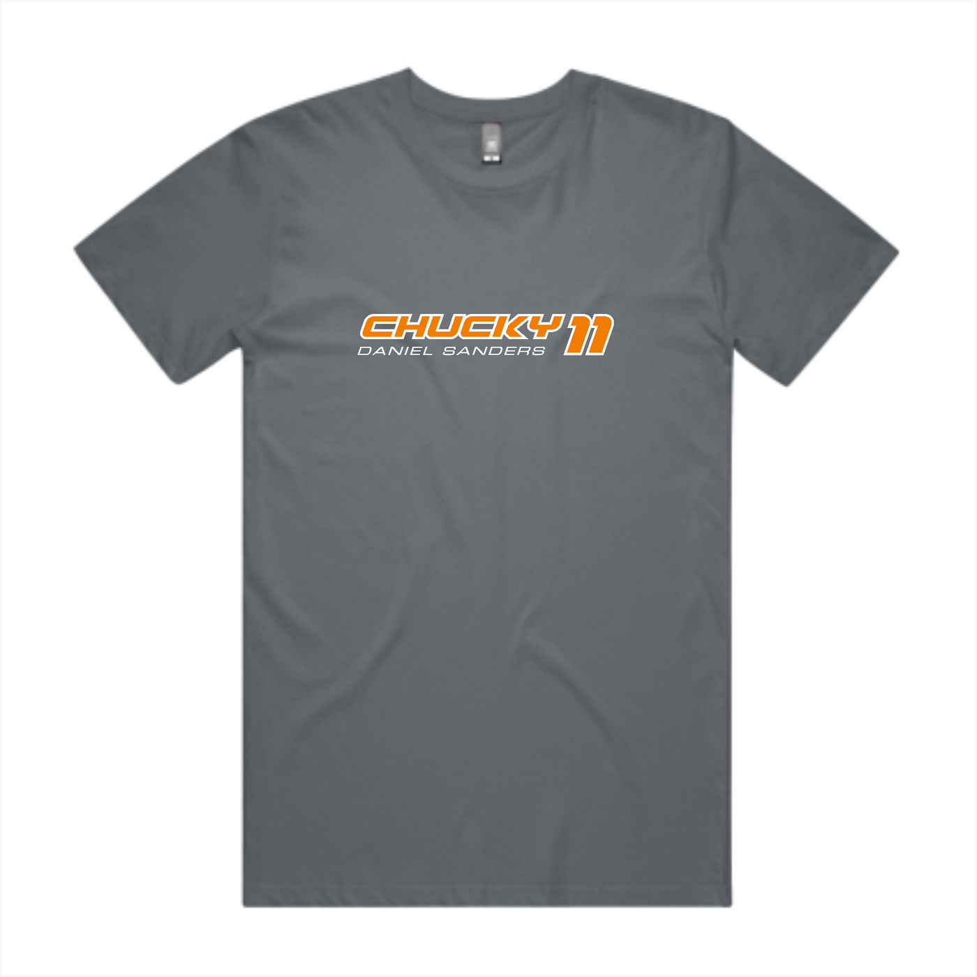 24' Mens AS Colour Staple Tee - Orange Logo