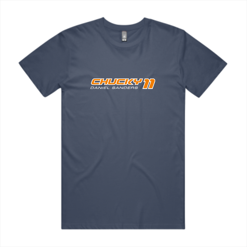 Mens Chucky Tee - Orange Solid Staple