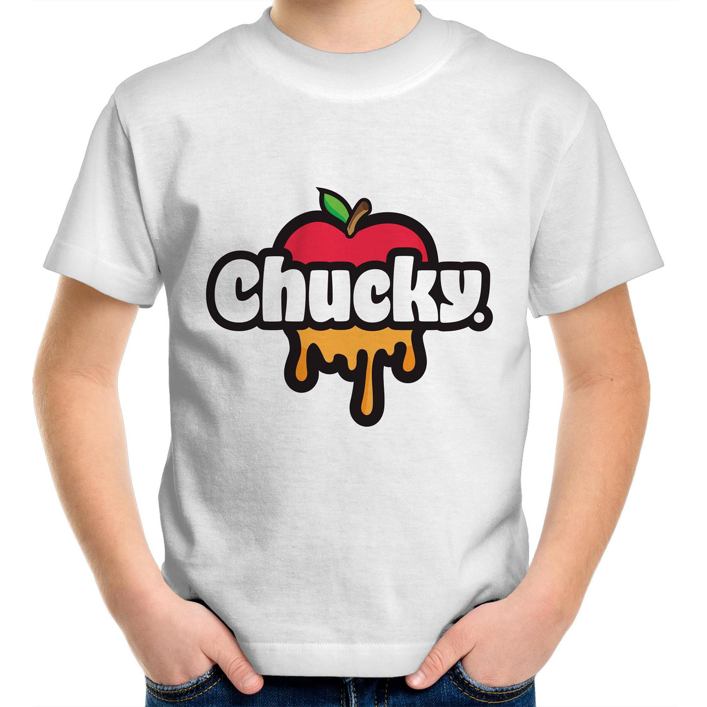 Chucky Apple Honey Drip - Youth AS Crew T-Shirt